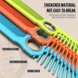 2Pc New Pro Barber Haircut Combs Set For Men Spinning Dual-Sided Wide Fine Tooth Combs Anti-static Taper Comb Styling Tools