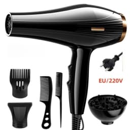 New High-Power Quick Drying Hair Dryer For Home Use, Hair Salon, Cool Hot Air, Blue Light Hair Care Dryer, 220V