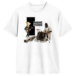 Angine De Poitrine T-Shirt for Men Rock Funny 100% Cotton Tee Shirt Round Neck Short Sleeve T Shirt Original Clothing