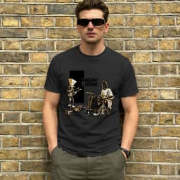 Angine De Poitrine T-Shirt for Men Rock Funny 100% Cotton Tee Shirt Round Neck Short Sleeve T Shirt Original Clothing