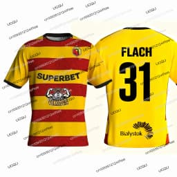 New 25/26 Białystok Football Match Jersey Polish Football T-shirt Jagiellonia Pululu 10 Football Jersey T-shirt Kids T-shirt