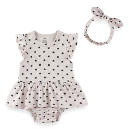 Cartoon Cute Baby Girl Clothing Set Ruffled Sleeveless Bodysuits Heaedband Summer Newborn Clothes 0-24 Months Infant Outfits