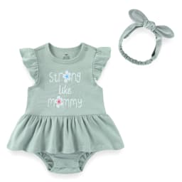 Cartoon Cute Baby Girl Clothing Set Ruffled Sleeveless Bodysuits Heaedband Summer Newborn Clothes 0-24 Months Infant Outfits