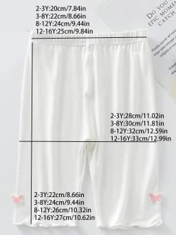 4-pack cute butterfly print girls' seven inch tight pants, Modal girls' summer elastic leggings, children's style