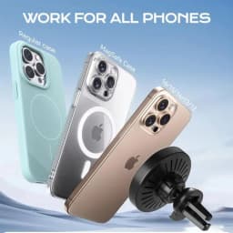 Car For Magsafe 30W Wireless Charger Air Vent Phone Holder Stand For iPhone 17~12 Samsung Xiaomi Fast Charging Cellphone Bracket