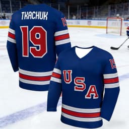 2026 Men's Best-Selling American Ice Hockey Training Jersey T-Shirt for Sports Quick-Dry 3D Print Long-Sleeved T-Shirt Kids