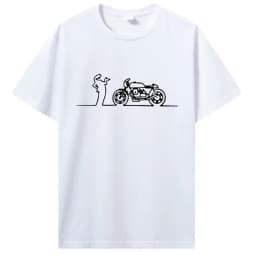Men Women Moto La Linea Nomads T Shirt Lineman TV Series Clothing Cotton Tees T-Shirt Hip Hop Tshirt Streetwear