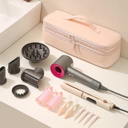 Large Capacity Carring Hair Dryer Storage Bag Dustproof Travel Case Multi-Pocket Organizer Pouch for Dyson Curling Hair Dryer