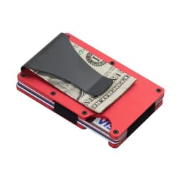 Minimalist Wallet For Men & Women - Slim RFID Wallet, Resistant, Credit Card Holder & Money Clip, Easily Removable Money