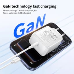 HOCO N83 40W GaN Fast Charger For iPhone 17 16 15 14 13 PD3.0 Charger for iPad Pro samsung Xiaomi Type C Mobile Phone Charger