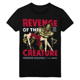 Creature From The Black Lagoon T-Shirt Men Classic Universal Monsters Horror Graphic Short Sleeve Streetwear Retro Horror Top
