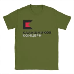 Men's Kalashnikov Ak47 T Shirts Cotton Top Tees Summer Awesome Short Sleeve T-Shirt Crewneck Hipster Casual Tshirt