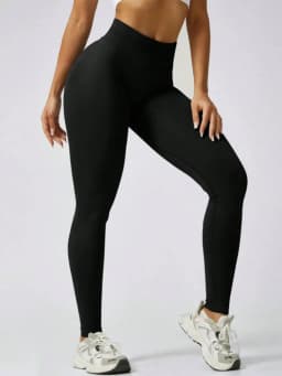 Christmas High Waist Tummy Control Butt Lifting Yoga Leggings Slim Fitness Workout Pants Black Stretchy Athletic Womens Trousers