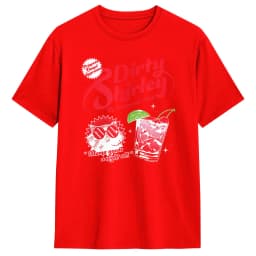 DCC Dirty Shirley Desperado Club Ad with Princess Donut Cotton T Shirt For Men Summer Vintage T Shirts O Neck Harajuku Tees