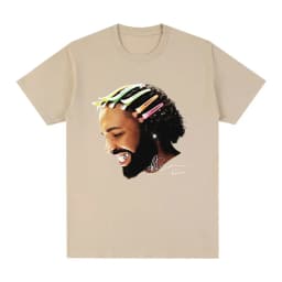 Rapper Drake for All The Dogs Pattern T-shirt Hip Hop Fashion T-shirt Casual T-shirt Plus Size Street Clothing