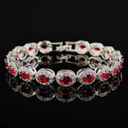 2026 New Luxury Blue Red Green Black Color Bracelet Bangle for Women Anniversary Gift Jewelry Wholesale S6923