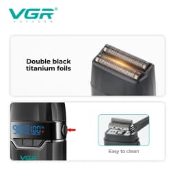 VGR Hair Trimmer Professional Electric Shaver Cordless Barber Clippers Hair Cut Machine Metal Trimmer for Men V-003 V-906 V-308