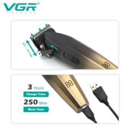 VGR Hair Trimmer Professional Electric Shaver Cordless Barber Clippers Hair Cut Machine Metal Trimmer for Men V-003 V-906 V-308