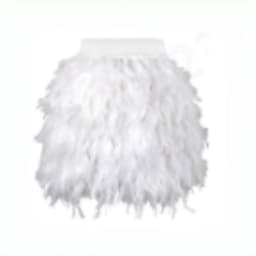 Carnival Feather Bottom Skirt Asymmetric Tassel Party Skirt Dance Performance and Music Festival Stage Performance Costume