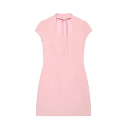 MUJER Polka Dot Women's Dress Bow Cut out Short Dresses for Women Summer Party Dresses 2026 Woman Short Sleeve Mini Dress Women