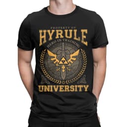 The Legend of Zelda X-ray T Shirt Men Women's 100% Cotton Funny T-Shirt Round Neck Tees Short Sleeve Clothes New Arrival