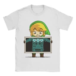 The Legend of Zelda X-ray T Shirt Men Women's 100% Cotton Funny T-Shirt Round Neck Tees Short Sleeve Clothes New Arrival