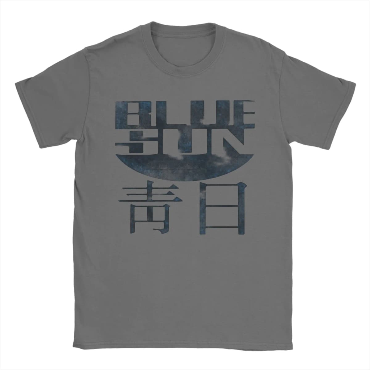 Men Blue Sun Logo Firefly Serenity T Shirts Cotton Tops Leisure Short Sleeve Round Collar Tees Gift Idea T-Shirt