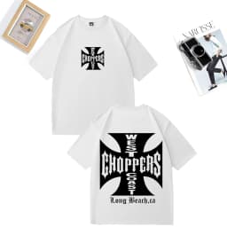 Paul Walker Shirt West Coast Choppers men T-shirt Women vintage Loose tops Cotton short sleeve Hip Hop streetwear Unisex Tshirts
