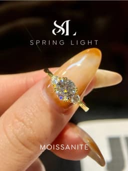 1.2CT Moissanite Diamond with Certificate Engagement Rings for Women Luxury Round Solitaire Halo Ring Wedding Jewelry