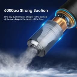 Wireless Portable Handheld Vacuum 6000pa Suction 2000mAh USB Charging Deep Cleaning for Home Car Pet Hair Office