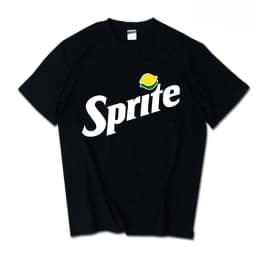2026 Summer New Trendy Brand INS Pepsi Cola Joint T-shirt Sprite Coca-Cola Men's and Women's Loose Cotton Couple's Short Sleeves