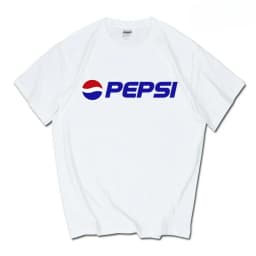 2026 Summer New Trendy Brand INS Pepsi Cola Joint T-shirt Sprite Coca-Cola Men's and Women's Loose Cotton Couple's Short Sleeves