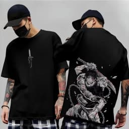 Men's Anime Jujutsu Kaisen T Shirt Toji Fushiguro Cotton Tee Women Short-sleeve Streetwear Casual Gojo Satoru 2026 New Summer