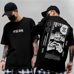 Men's Anime Jujutsu Kaisen T Shirt Toji Fushiguro Cotton Tee Women Short-sleeve Streetwear Casual Gojo Satoru 2026 New Summer