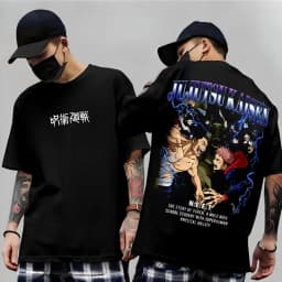 Men's Anime Jujutsu Kaisen T Shirt Toji Fushiguro Cotton Tee Women Short-sleeve Streetwear Casual Gojo Satoru 2026 New Summer
