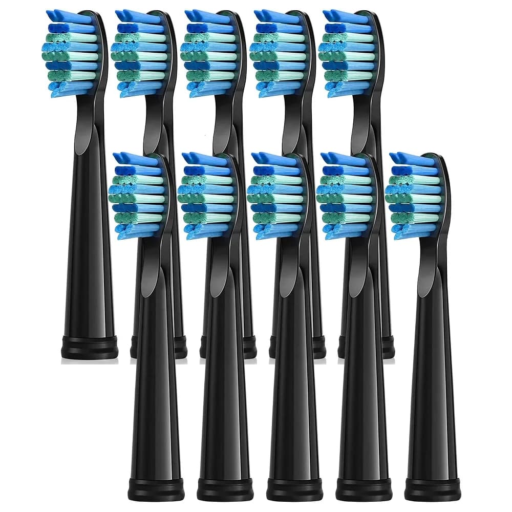 10 Pcs/Pack Replacement Brush Heads For Seago For Fairywill Electric Toothbrush Head Dupont Bristle Brush Refill Tooth Clean