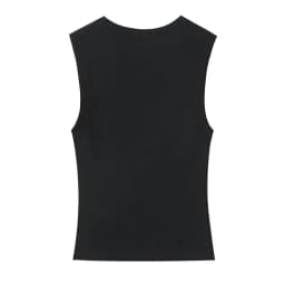 Women's Top 2026 Spring New Style Solid Color Sleeveless Sexy V-Neck Simple Slim Fit Top Casual Fashion Versatile