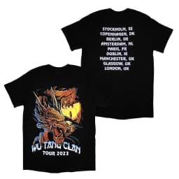 Y2k Wu-Tang Clan Hip Hop Group American Retro Loose Short-Sleeved T-Shirt for Men and Women