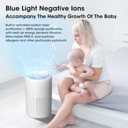 Portable Car Air Purifier HEPA Filter Formaldehyde Smoke Remover Deodorizer Negative Ion 360 Degree Air Cleaning Quiet Type-C