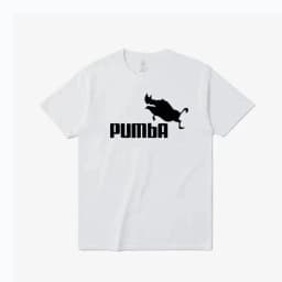 Vintage PUMBA Funny Parody Tee, Unisex The Lion King Graphic T-Shirt for Men Women , Harajuku Streetwear Oversized Top