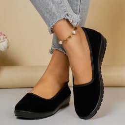Women's Spring Slip On Sneakers Lightweight Soft Bottom Comfortable Durable Solid Color Versatile Casual Walking Shoes