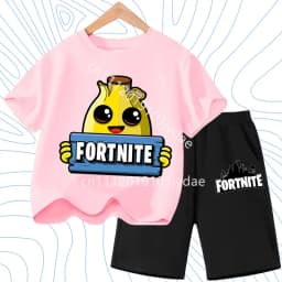 T-shirts Fortress Night Print Tees Gift FortnitesT-shirt Shorts for Boys Girl Tee Pants Set Summer 2pcs Children Clothing Tops