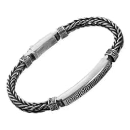 silver retro bracelet 925 sterling Unisex Persfor men's and women's personality fashion fox tail bracelet engraved jewelry gifts