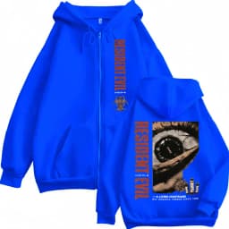 Resident Evil Requiemm Anime Zip Up Hoodies Men's Clothing Gothic High Street Zipper Hoodie Casual Long Sleeve Jacket Sweatshirt