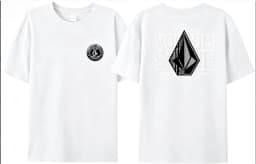2026 Summer Volcom Obsidian T-shirt Woman Man Clothes Cotton Short Sleeve Tops Summer Tees Fashion High Quality