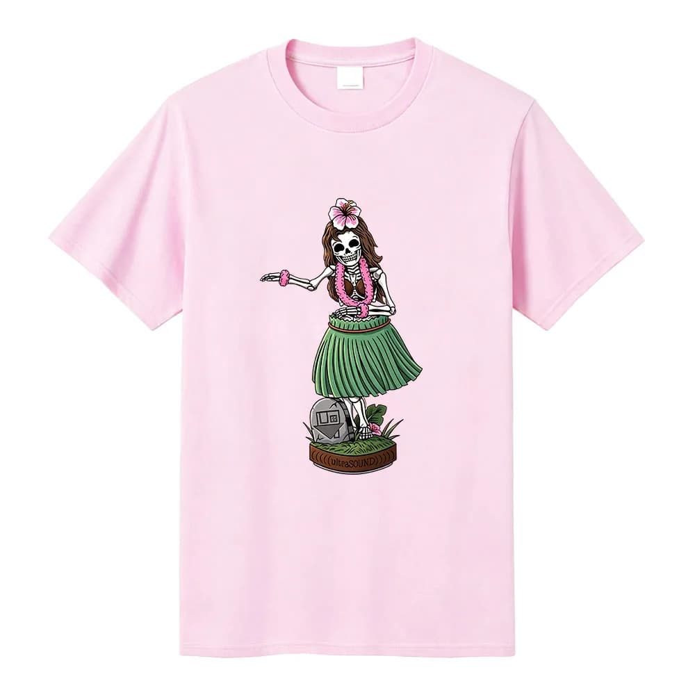 Hula Girl Graphic T-shirt The Neighborhood Band NBHD Design Tshirts Short Sleeve Cotton Summer Unisex Streetwear Women Tee Merch