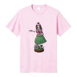 Hula Girl Graphic T-shirt The Neighborhood Band NBHD Design Tshirts Short Sleeve Cotton Summer Unisex Streetwear Women Tee Merch