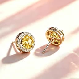 0.5ct 1.0ct 2.0ct Moissanite Earrings 925 Silver with GRA Certificate Pass Diamond Tester Fashionable Wedding Jewelry Gift