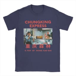 Chungking Express Wong Kar Wai T Shirt Men Pure Cotton Funny T-Shirts O Neck Tee Shirt Short Sleeve Clothing 6XL