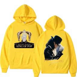 King of Pop Michael Jackson Album Cover Hoodie Men's Clothes Harajuku Fashion Hip Hop Sweatshirt Casual Fleece Oversized Hoodies